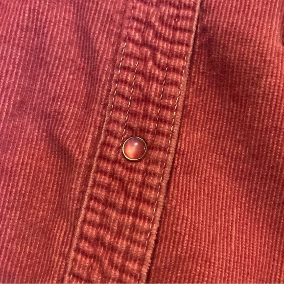 Ladies Vintage Periscope Corduroy Pearl Snap Shirt - Picture 2 of 7